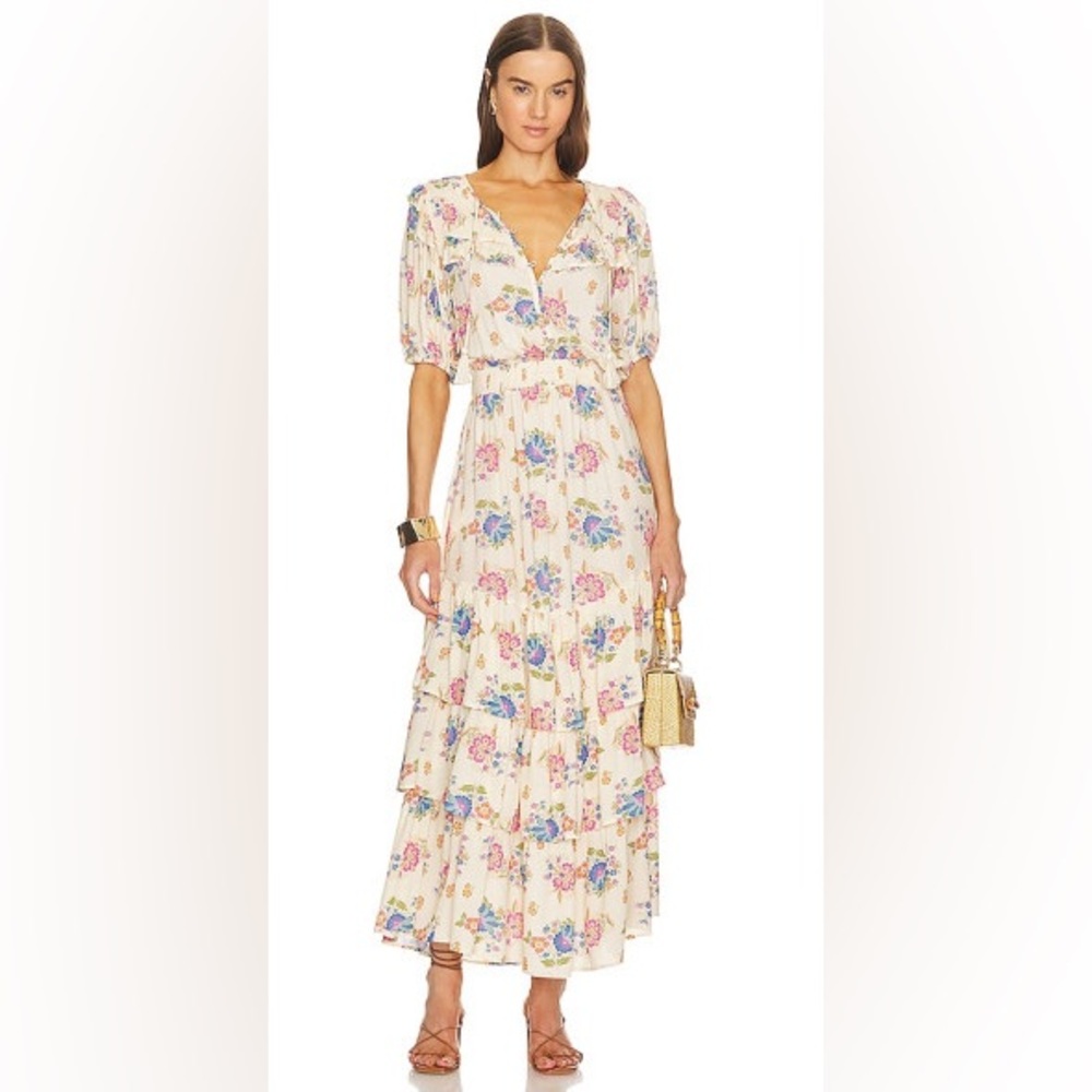 SPELL Solstice Ruffle Gown